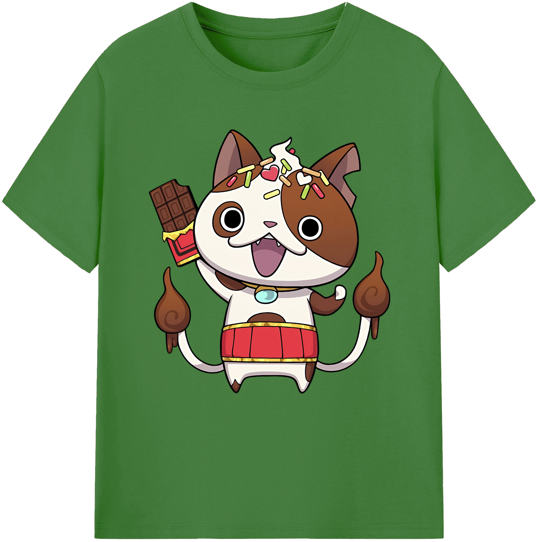 （画像用） 妖怪ウォッチ Yo-kai Watch レディースカジュアルプリントTシャツ（綿100％）